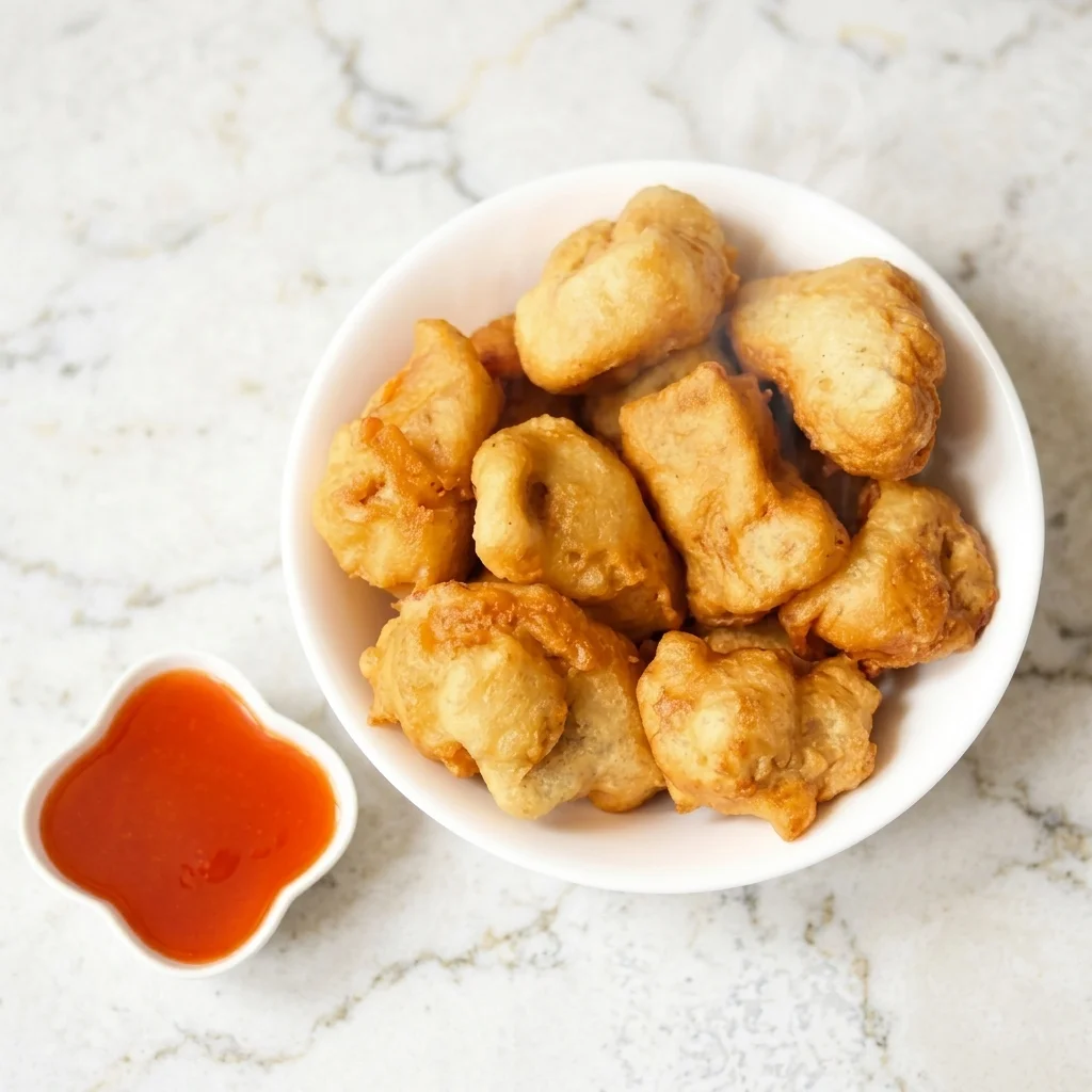 Sweet and sour chicken balls at New Lucky Kitchen in St. Thomas, ON
