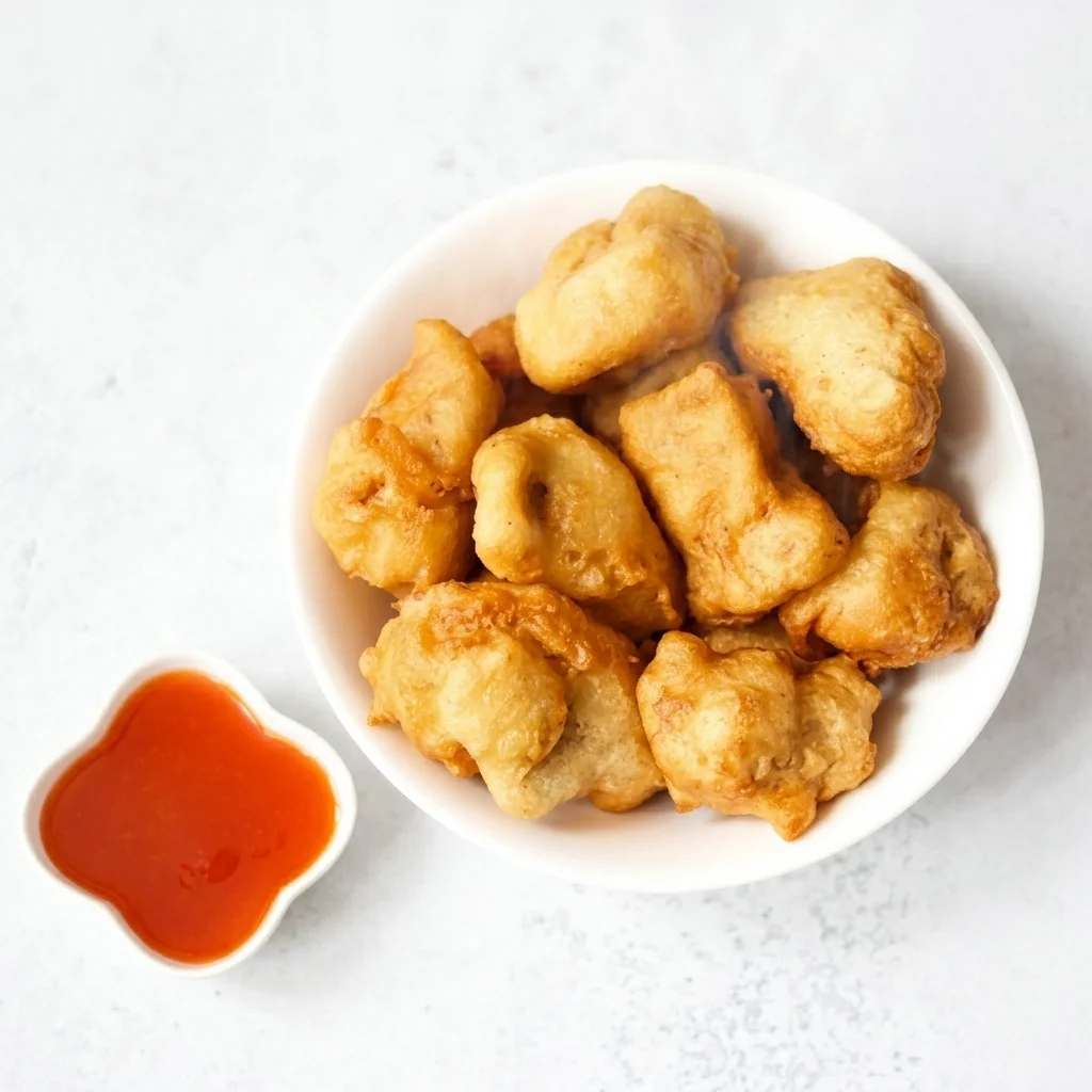 Sweet and sour chicken balls at New Lucky Kitchen in St. Thomas, ON