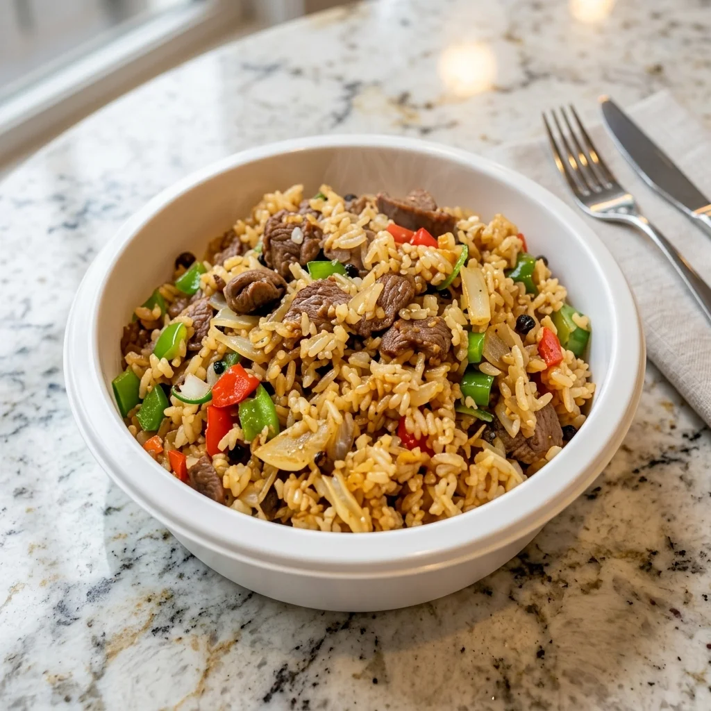 Chicken Fried Rice from New Lucky Kitchen in St. Thomas, Ontario